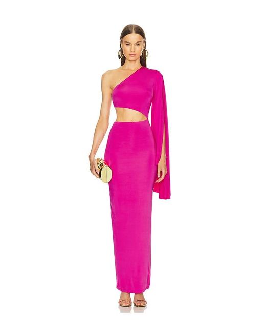 Michael Costello Pink X Revolve Aaliyah Gown