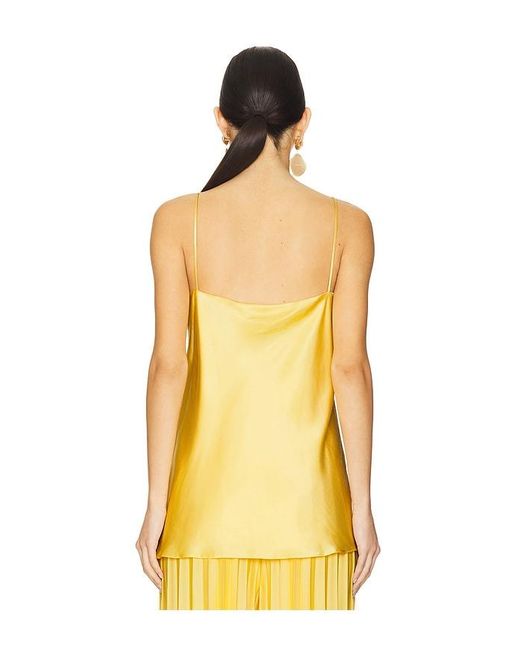 SELEZZA LONDON Yellow Alexia Top