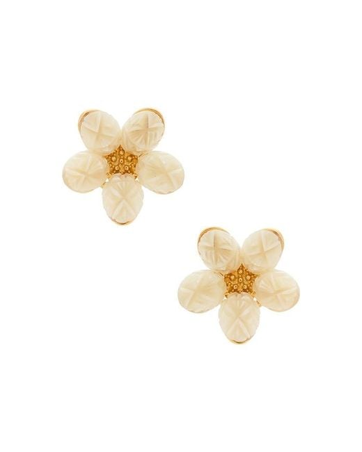 Brinker & Eliza White Big Island Earrings