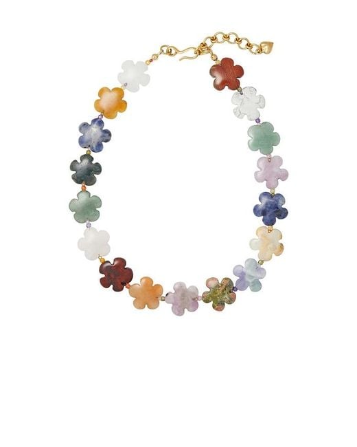 Brinker & Eliza Black Bloom Necklace