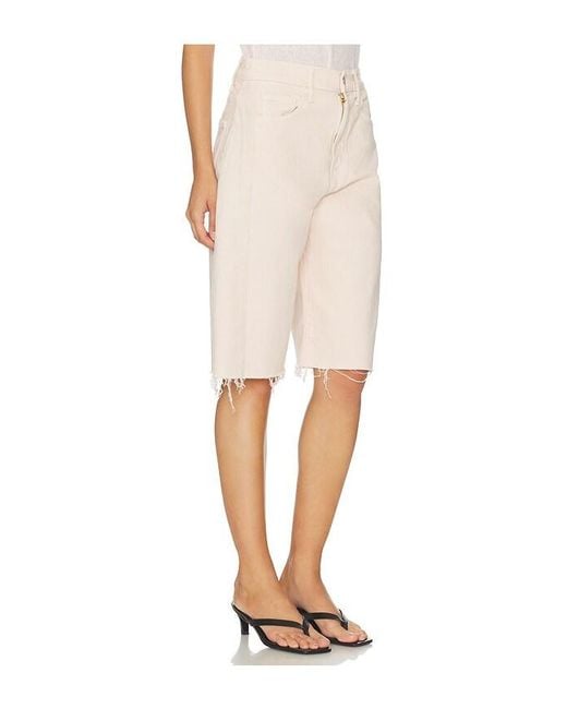 Mother Natural The Half-Pipe Bermuda Fray Shorts