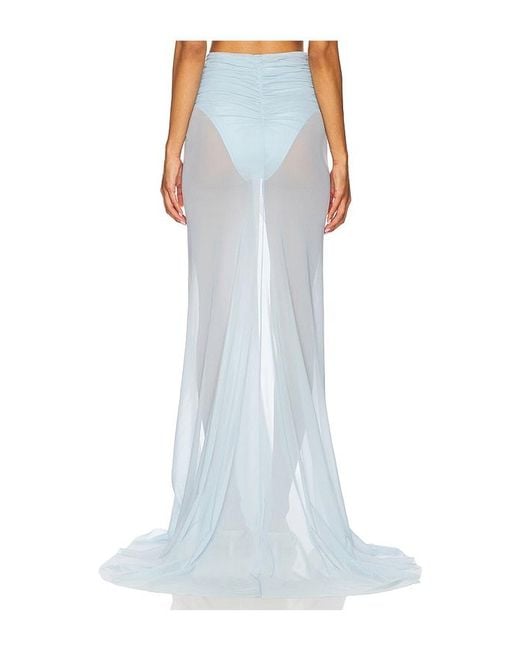 Shani Shemer Blue Isannah Maxi Skirt