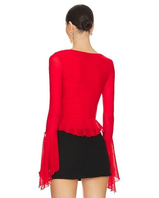 MAJORELLE Red Val Top
