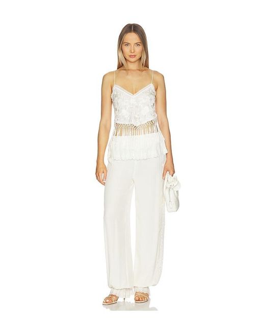 LoveShackFancy White Annemarie Top