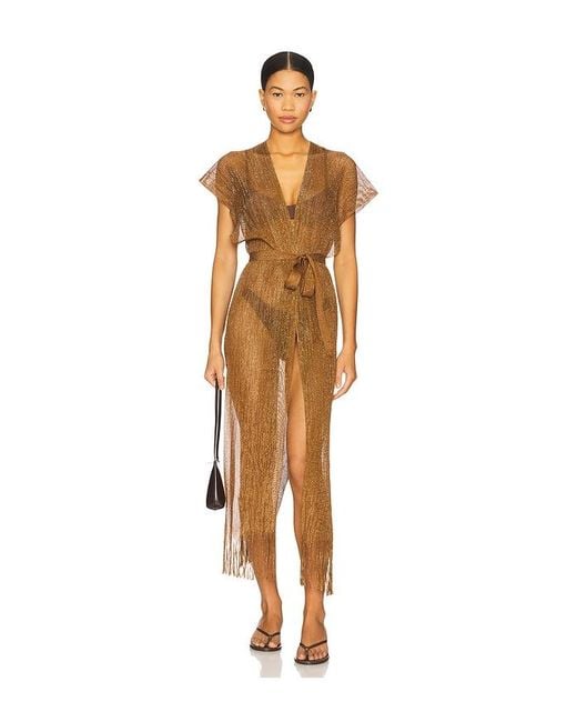 Luli Fama Multicolor Long Caftan