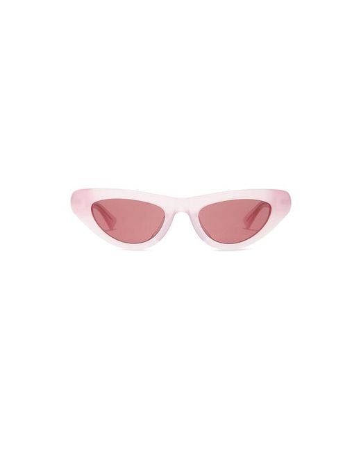 Bottega Veneta Pink Cat Eye Sunglasses