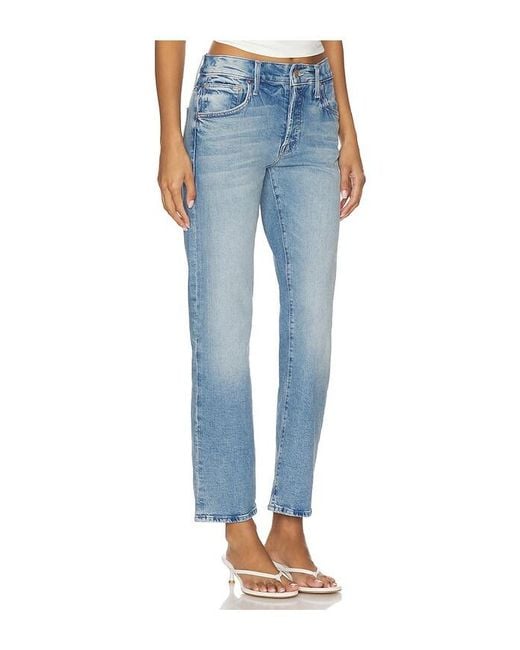 Mother Blue Skinny The Mid Rise Hiker Hover