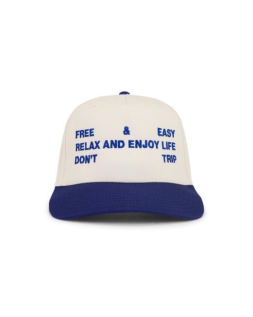 Free & Easy Blue Basecap Trifecta
