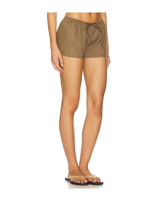 Montce Green Low-Rise Drawstring Shorts