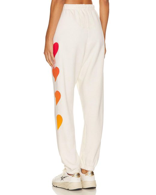 Aviator Nation Heart Fade 4 Sweatpants | Lyst