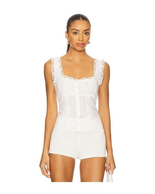 LPA White Janelle Top