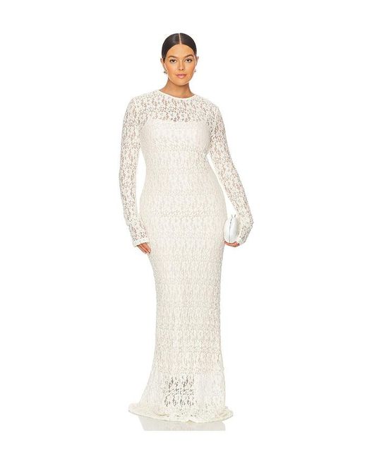 L'academie White 'Academie Kayden Maxi Dress