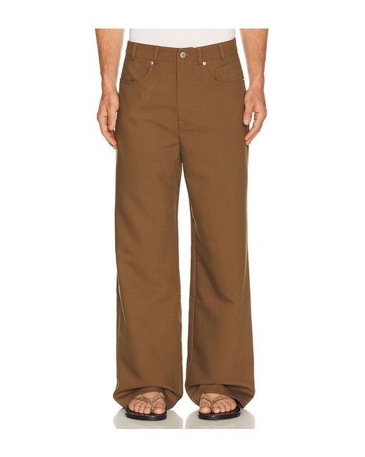KROST Brown 5-Pocket Trouser for men