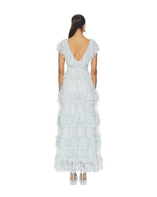 Sea White Sharleen Lace Vneck Dress