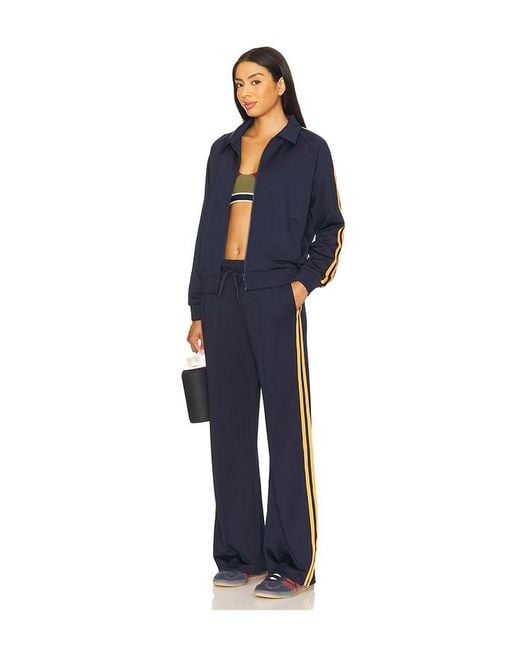 The Upside Blue Vitesse Pari Zip Jacket