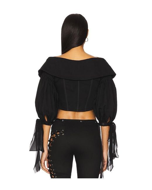 Aniye Records Black Dina Bustier