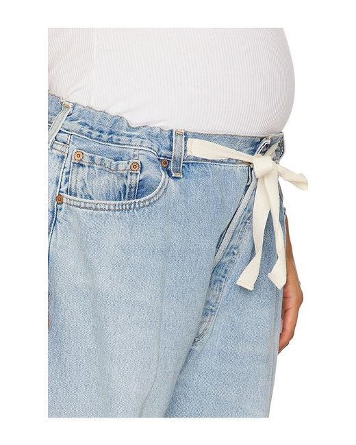 DROIT DRAWSTRING MATERNITY en Blue aligrace