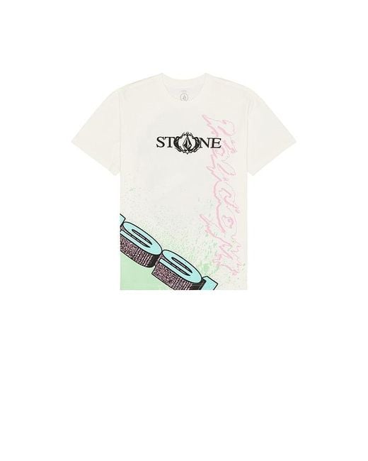 Volcom White Heavy Tubes Tee for men