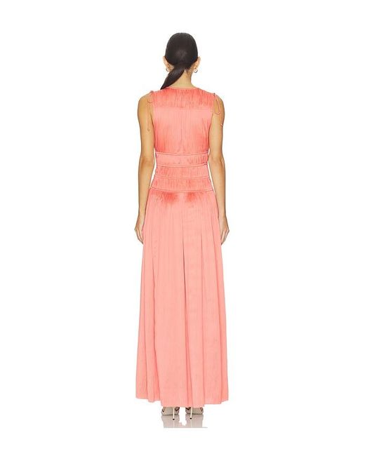 Ulla Johnson White Tasneem Deep V Gown
