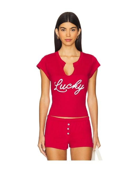 Bella Venice Red Lucky Tee