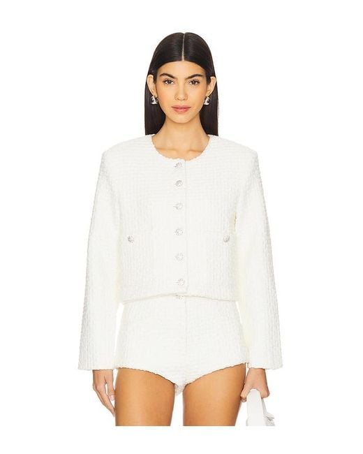 Lovers + Friends White Josephine Jacket