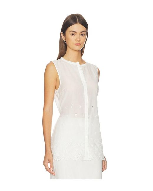 Elodie the Label White Giselle Top