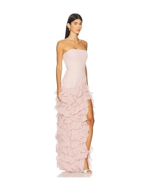 Lovers + Friends White Abendkleid Rori