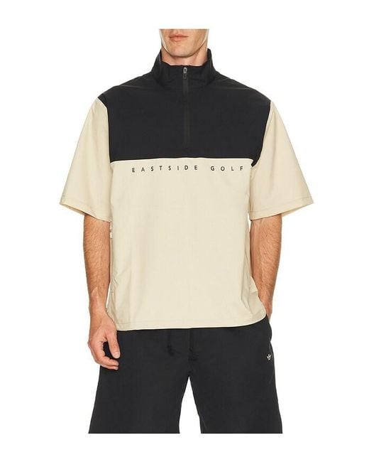 EASTSIDE GOLF Black Flyweight Rain Shirt for men