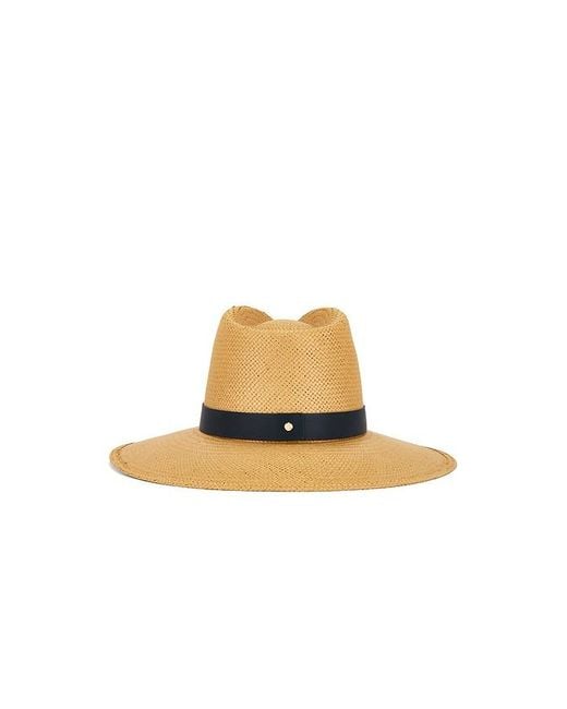Janessa Leone White Leah Fedora Hat