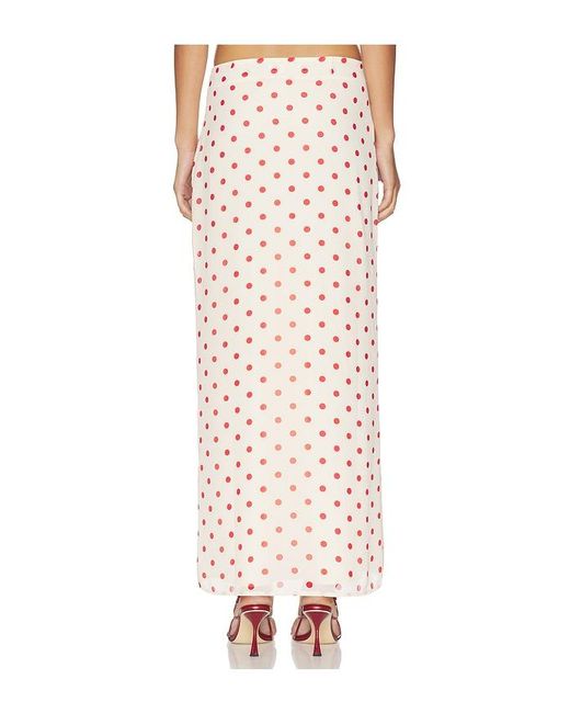 MORE TO COME White Annie Maxi Skirt