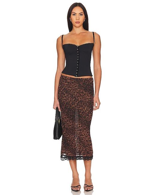 Bella Venice Brown The Roxy Skirt