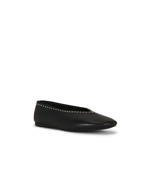 Anine Bing Black Ana Studs Flat