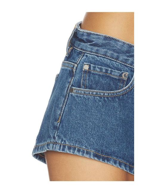 EB DENIM Blue Portman Low Rise Short