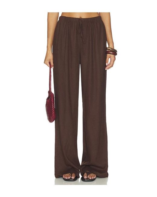 Tularosa Brown Kai Linen Pant