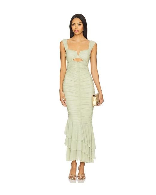 Michael Costello White X Revolve Hilary Gown