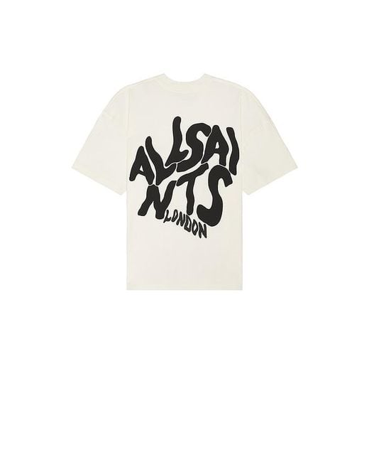 AllSaints White Orlando Tee for men