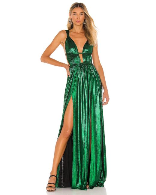 Bronx and Banco Green Goddess Emerald Gown