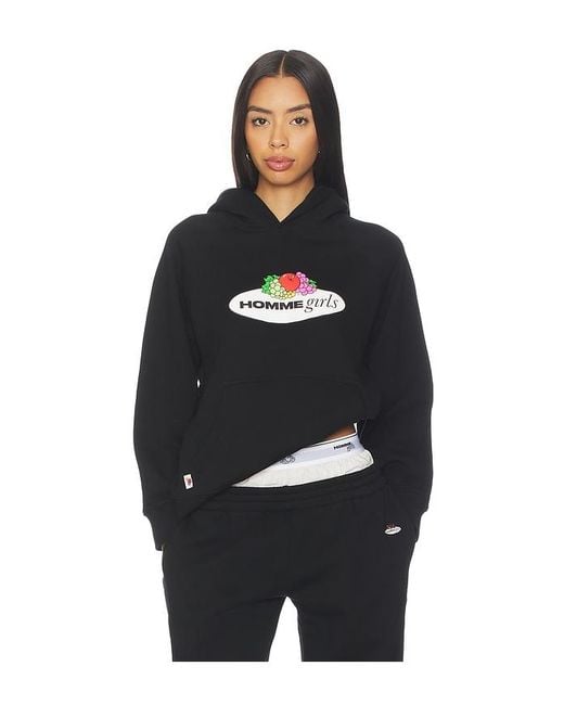 HOMMEGIRLS Black X Fruit Of The Loom Hoodie