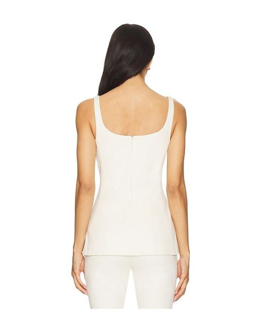 Veronica Beard White Liana Top