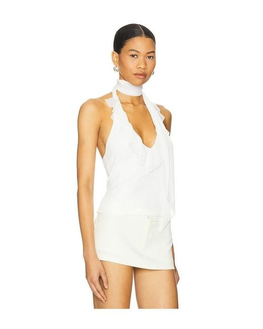 MAJORELLE White Clara Top
