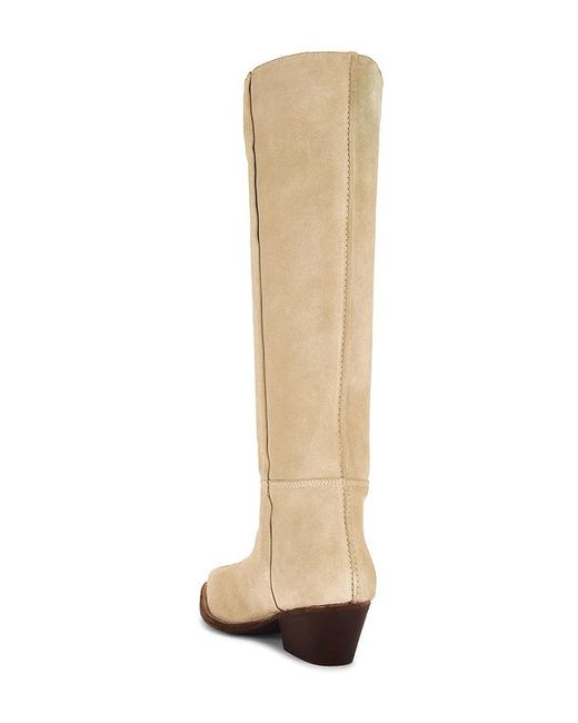 Free People White Sway Low Slouch Boot