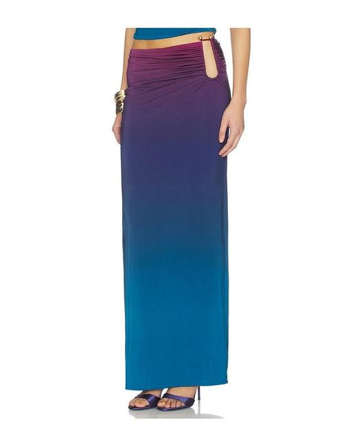 AFRM Blue Aven Skirt