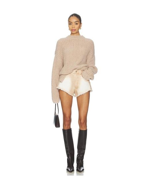 LAPOINTE White Pigment Denim Mini Short