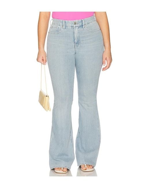 GOOD AMERICAN Blue Good Legs Flare Jeans