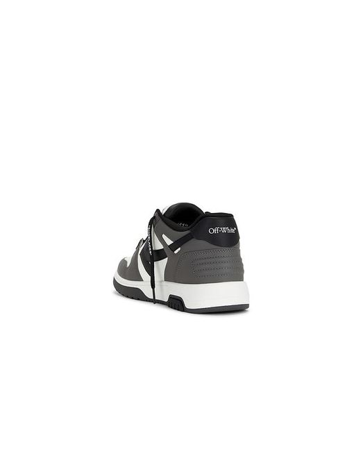 Off-White c/o Virgil Abloh Black Out Of Office Calf Leather Sneaker for men