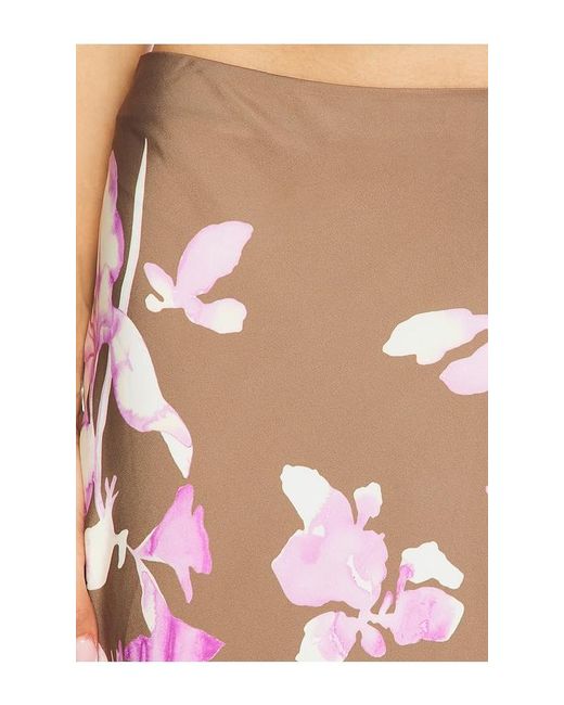 Rococo Sand Red Maxirock Skirt