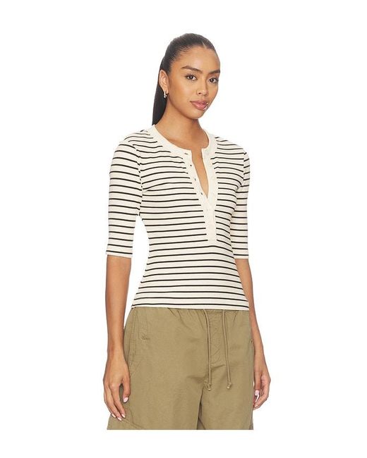 Citizens of Humanity Natural Nali Short Sleeve Henley