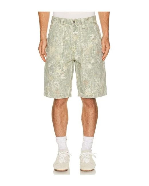 Guess Natural Canvas Utility Carpenter Short for men