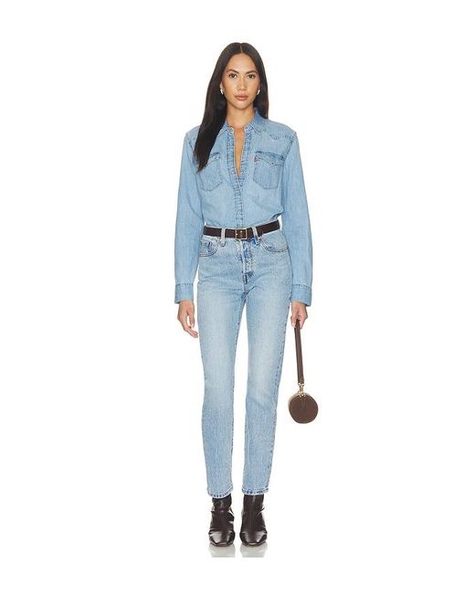 Levi's Blue Heritage Western Denim Shirt