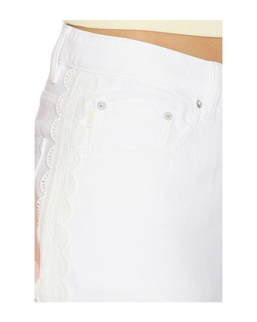 DL1961 White Dl Aura Alex Low Rise Baggy Wide Leg Jeans